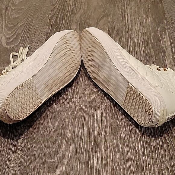 Rebecca Minkoff studded sneakers white leather size 7 - Picture 6 of 12